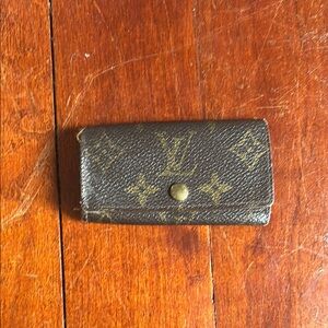 Louis Vuitton Brown Monogram Key Pouch